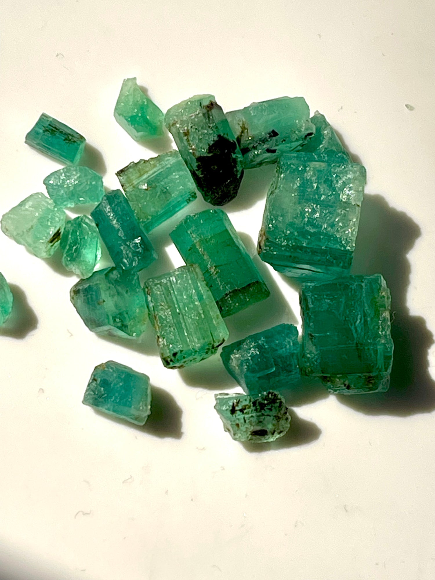 Rough Emerald Gemstones
