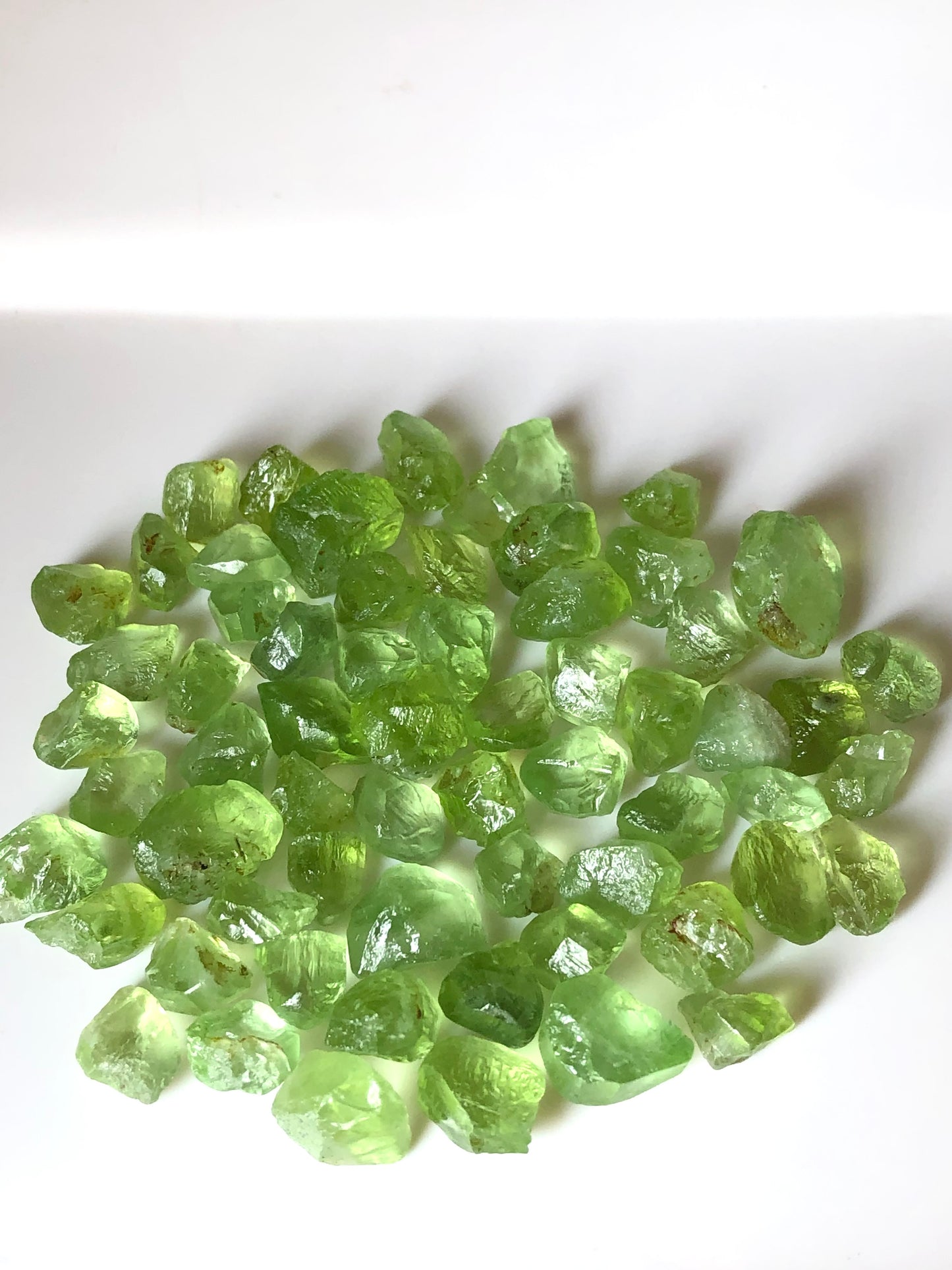 175 carats Natural Green Peridots Raw Gemstones