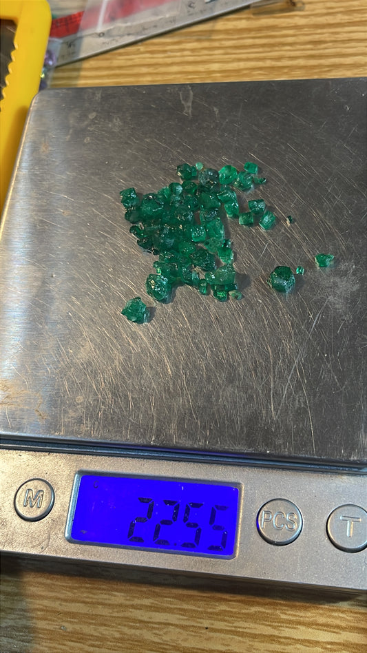 22 carats Swat emerald Parcel