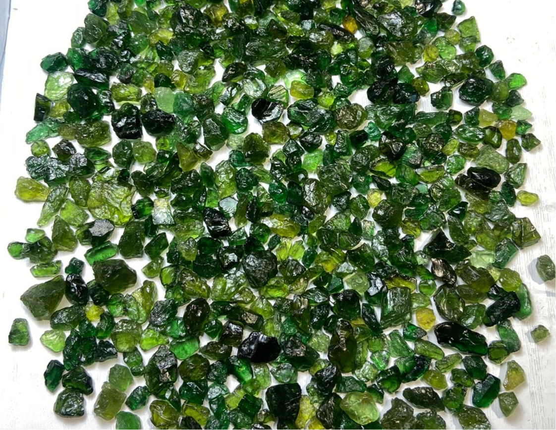 500 carats Raw Tsavorite For faceting