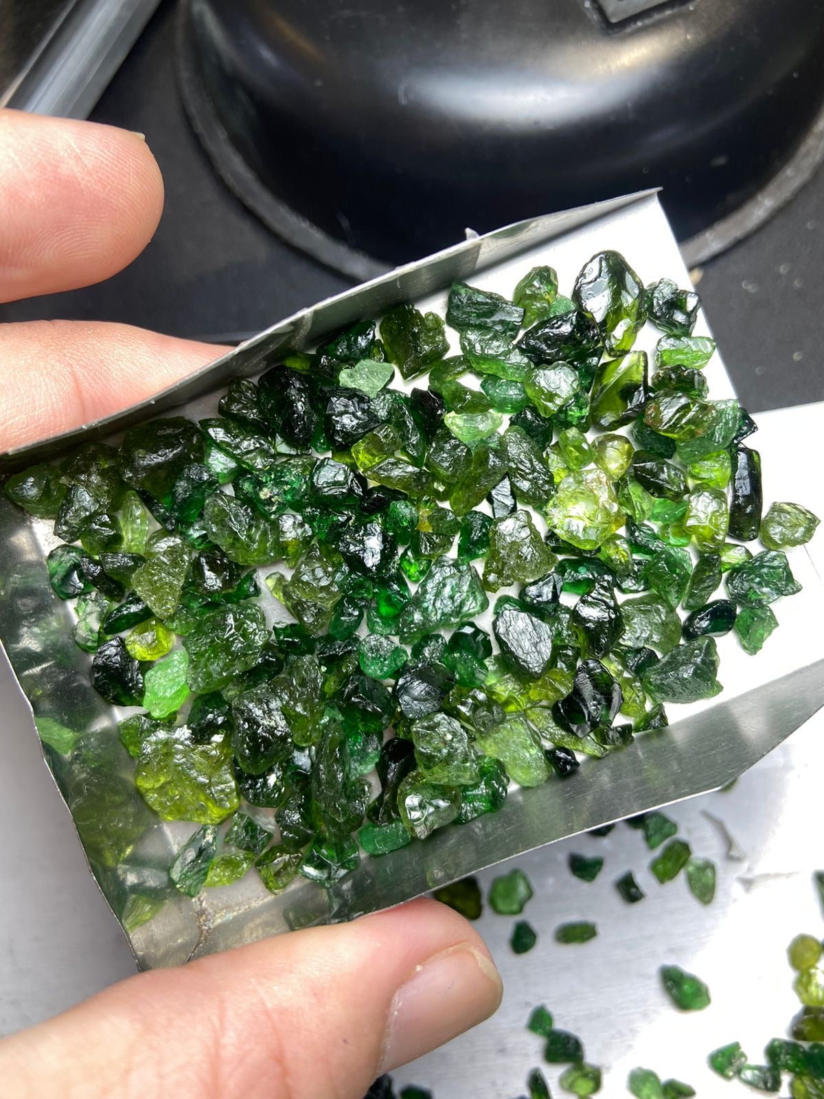 500 carats Raw Tsavorite For faceting