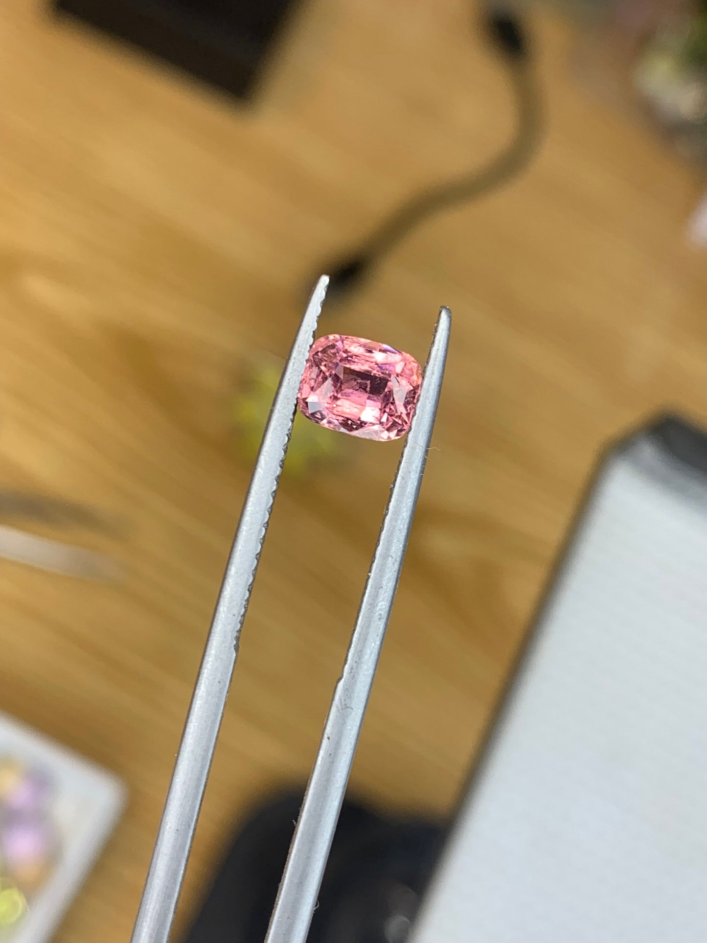 1.1 carats Emerald cut Pink Tourmaline Loose Stone