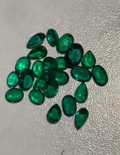 7.5 carats Natural Panjshir emeralds