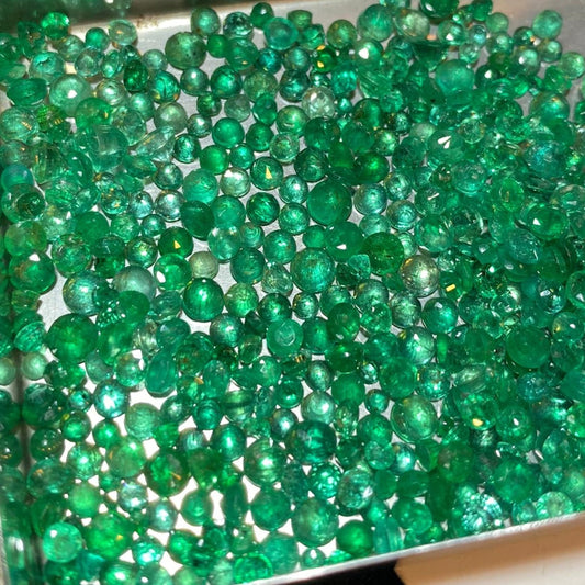Melee size Zambian Emeralds