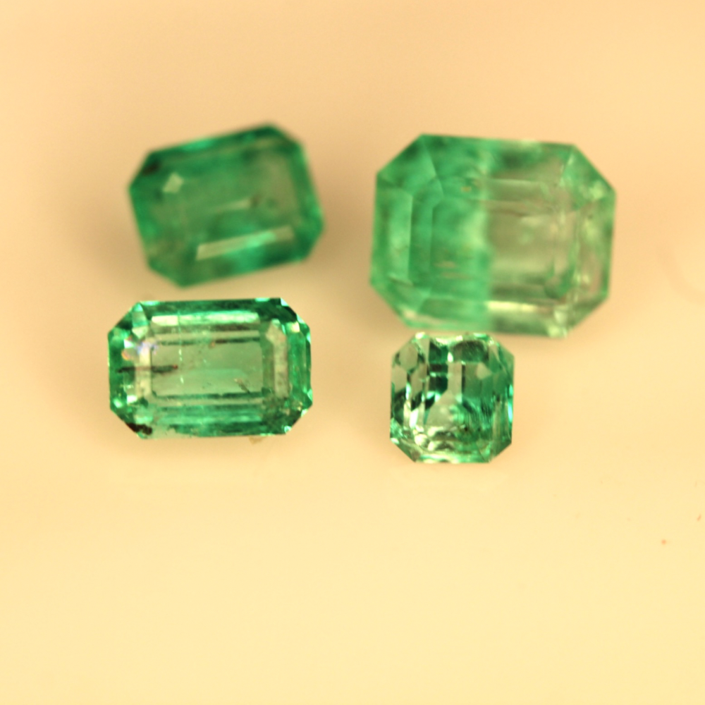 Create Real Emerald Earrings from Loose Emerald Stones