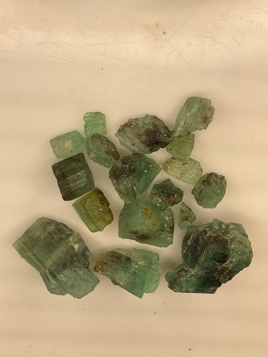 150 carats Rough Chitral Emerald Stones for Cutting and Collections