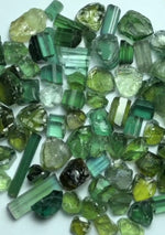 160 carats Natural Raw Tourmaline Crystals for Faceting