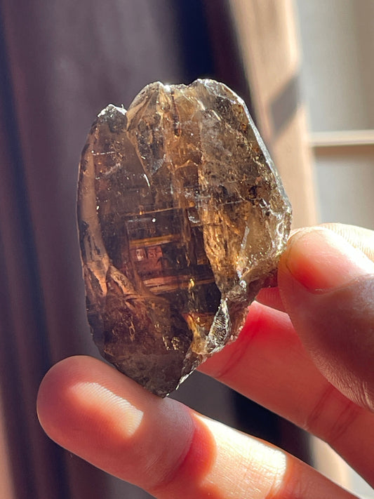 34 grams Smoky Quartz Cluster from Hunza, Pakistan