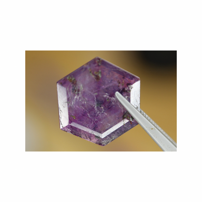 Batakundi purplish pink sapphire trapiche for sale