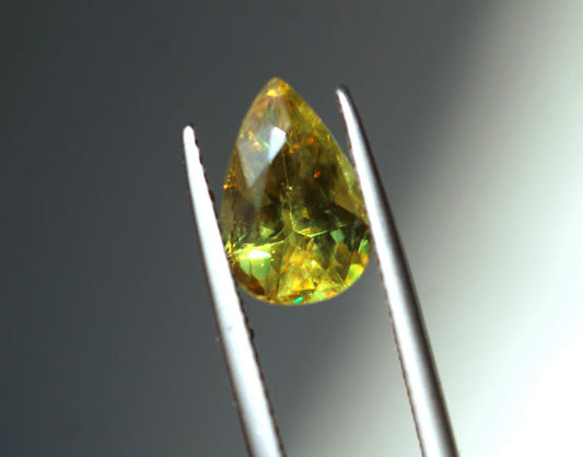 Buy Pear Shape Green Titanite / Green Sphene sTONE