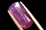 3.8 Carats Natural Kashmir Sapphire Loose Stone | Purplish Pink Sapphire