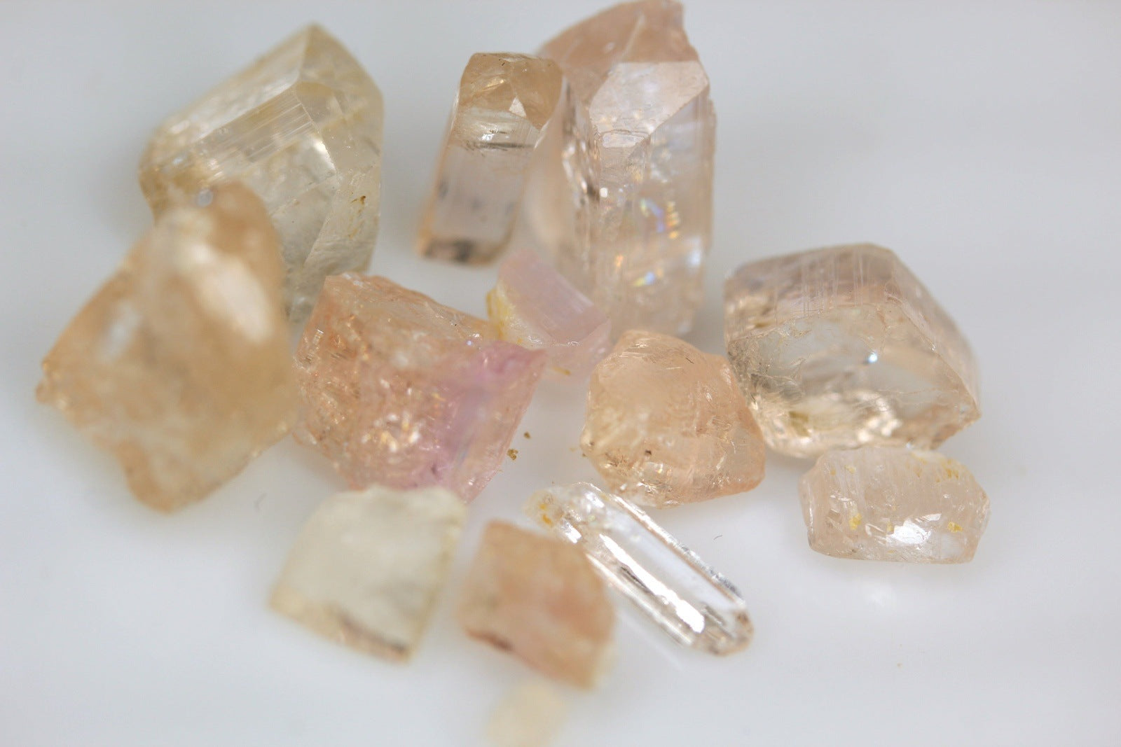 Facet Grade Raw Imperial Topaz from Paksitan