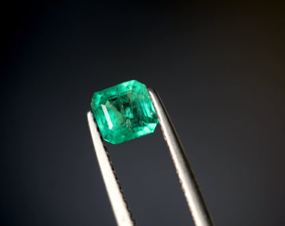 0.58 ct Cushion Loose Green Emerald Stone | Panjshir Emerald Gemstone