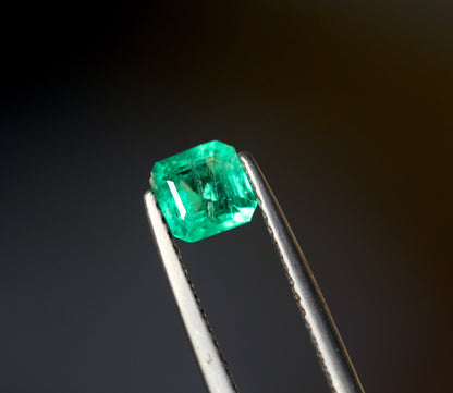 0.58 ct Cushion Loose Green Emerald Stone | Panjshir Emerald Gemstone