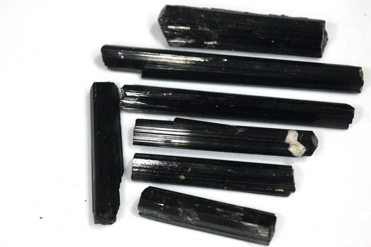 Aesthetic Terminated Black Tourmaline Crystal Pieces