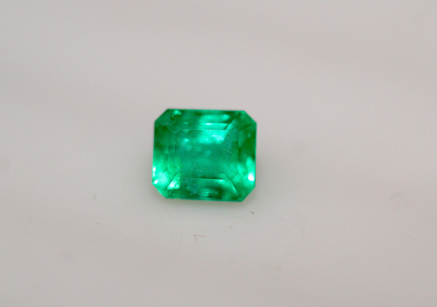 0.78 ct Cushion Cut Natural Green Emerald | Panjshir Emerald