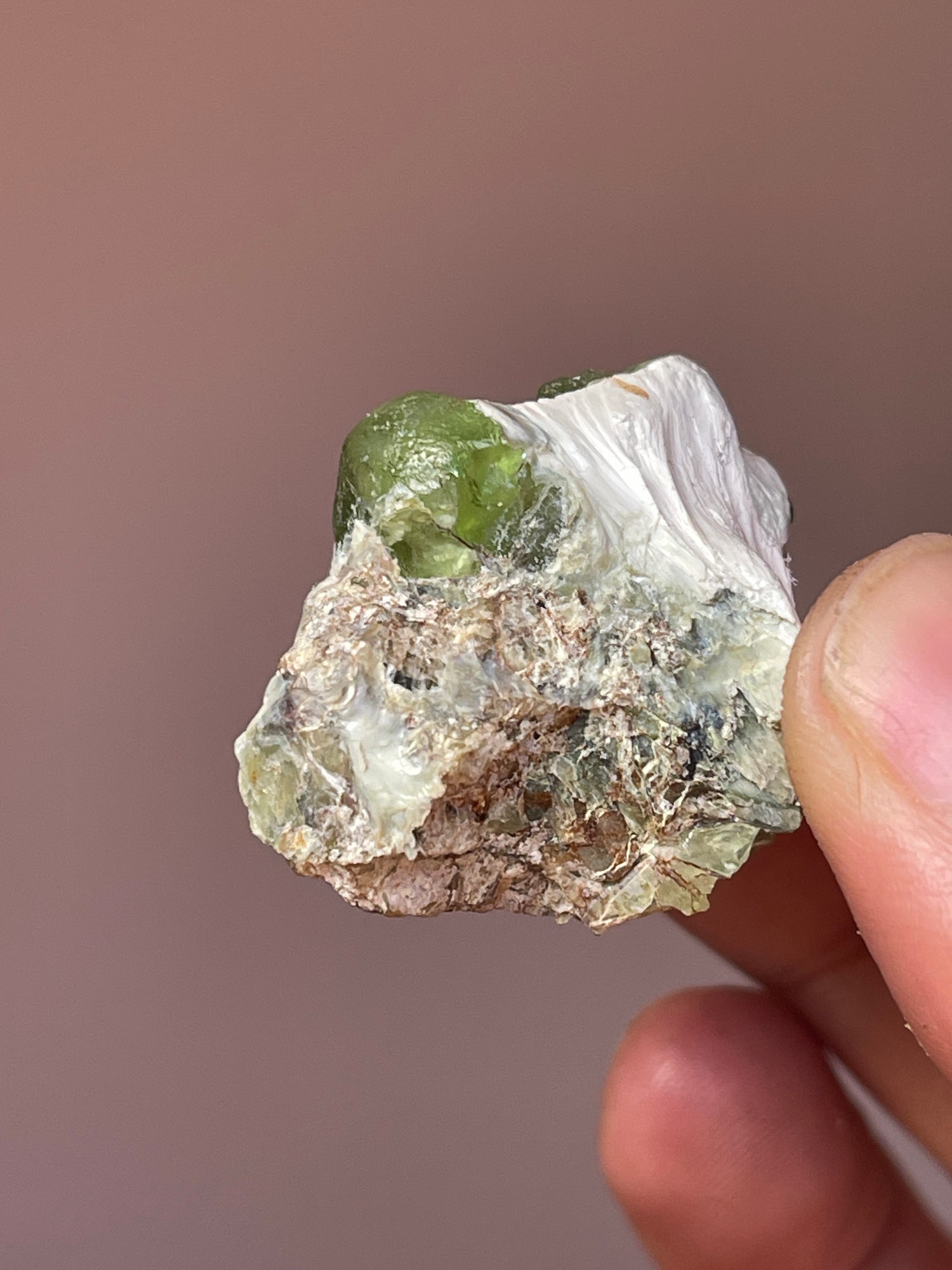 18.8 gram Peridot Crystal from Mansehra Pakistan