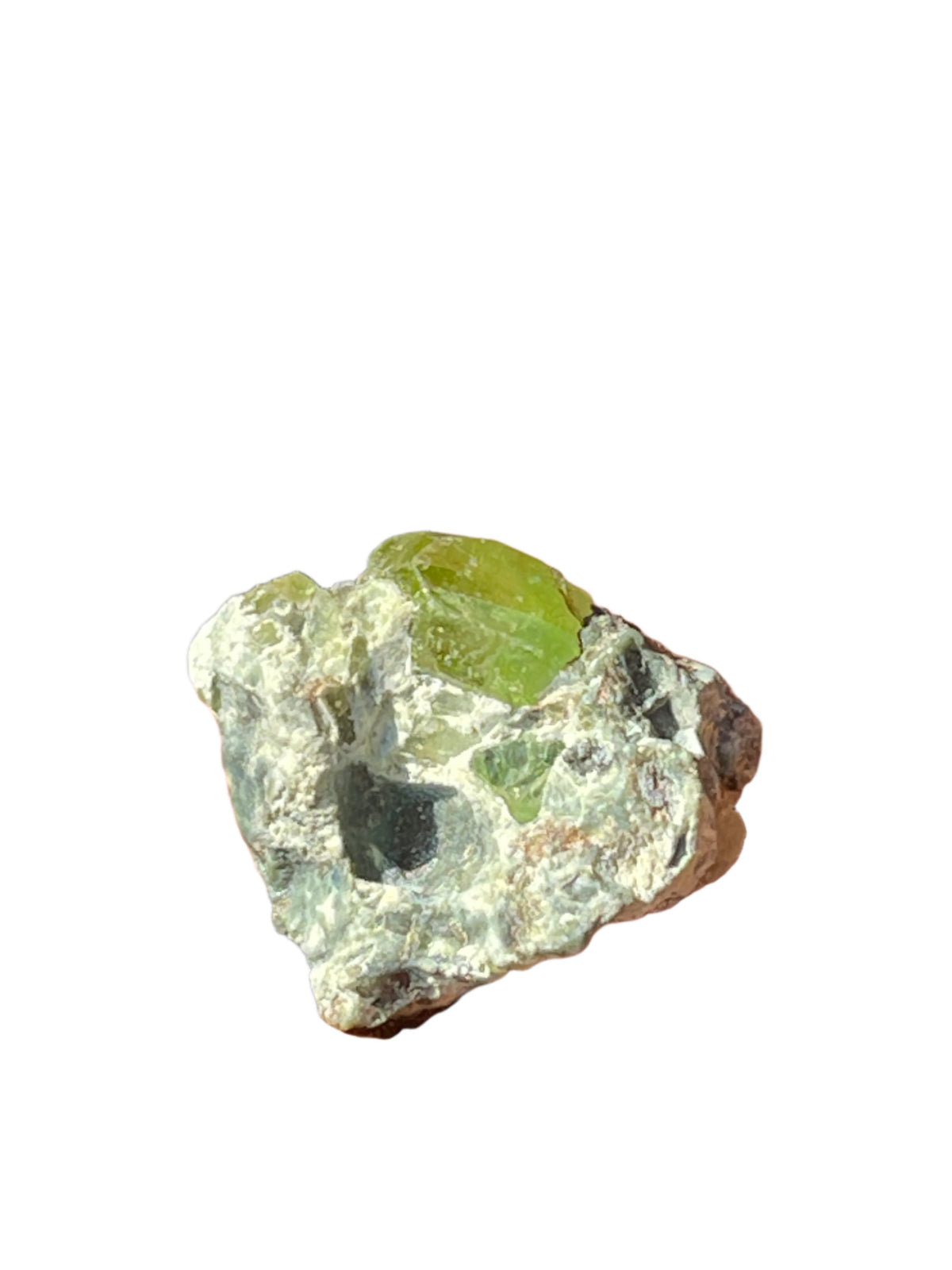 Peridot Crystal from Mansehra Pakistan