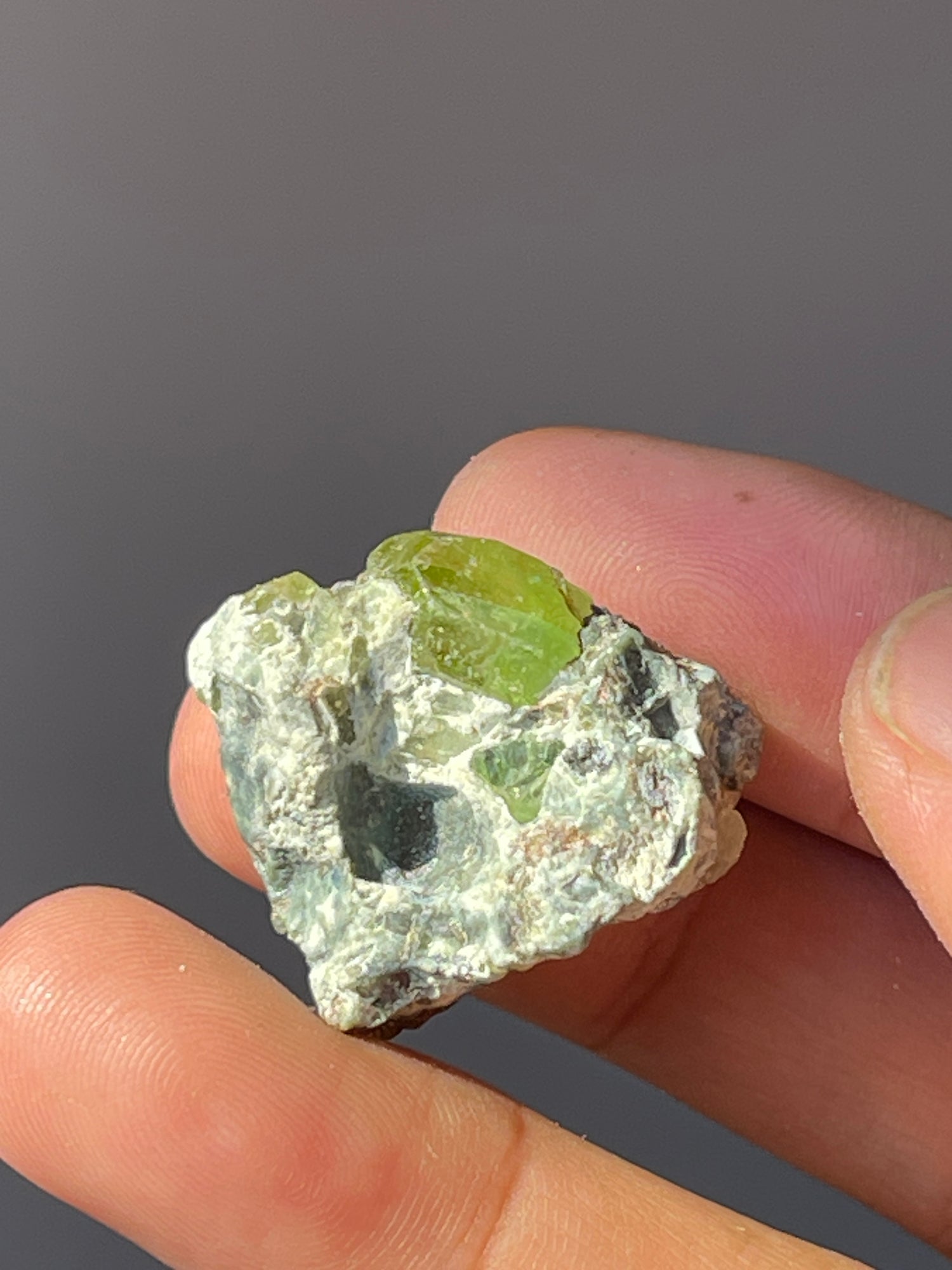 Peridot Crystal from Mansehra Pakistan