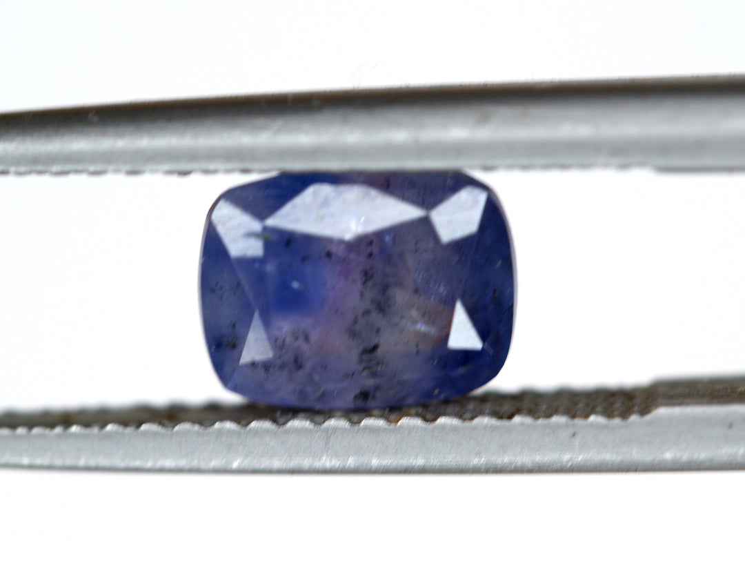 Natural Pinkish Blue Kashmir Sapphire Stone