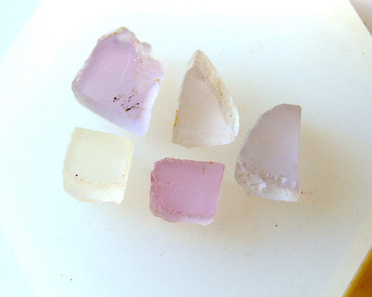 Facet Rough Kunzite Stones