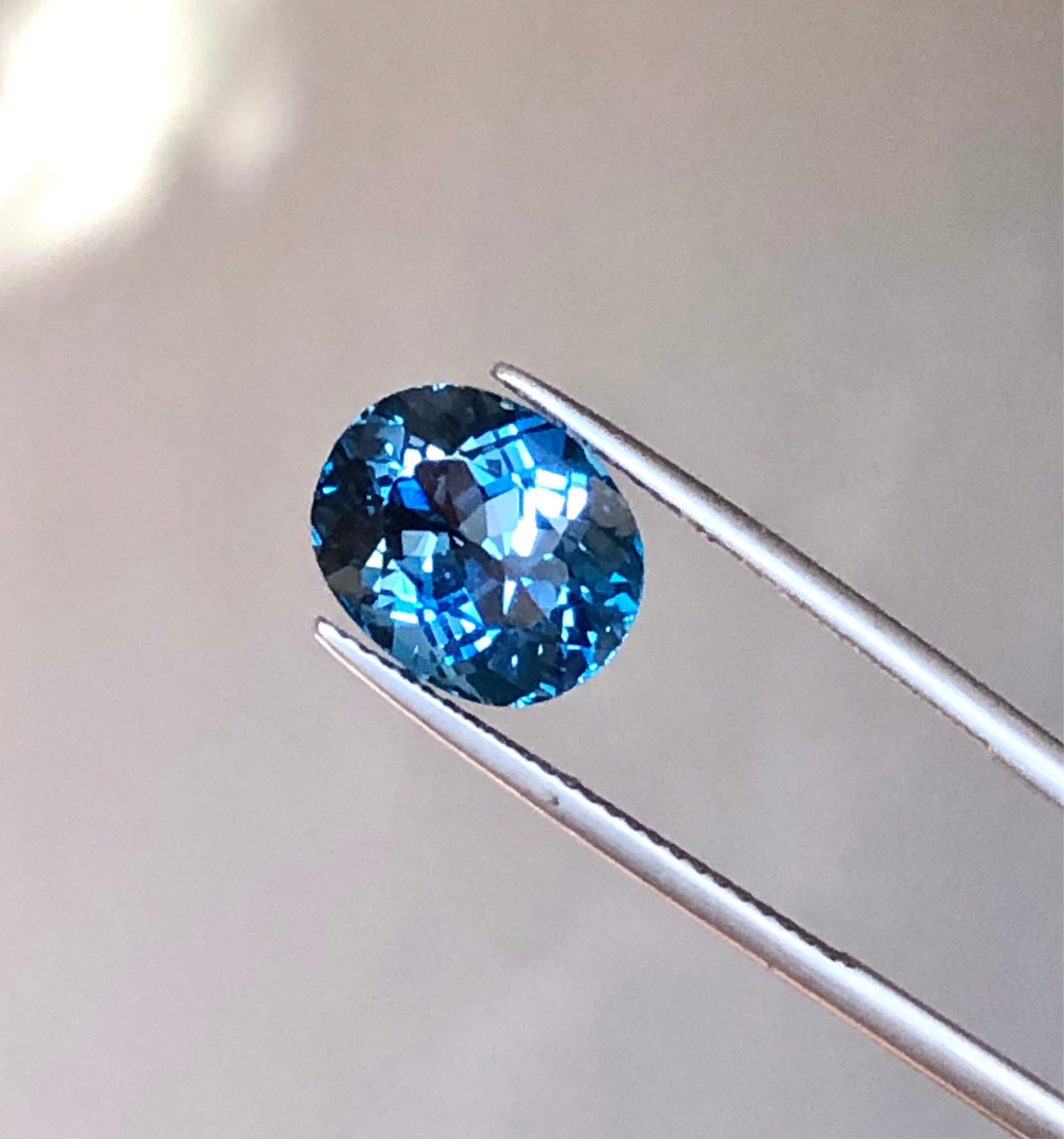 Shop Oval London Blue Topaz