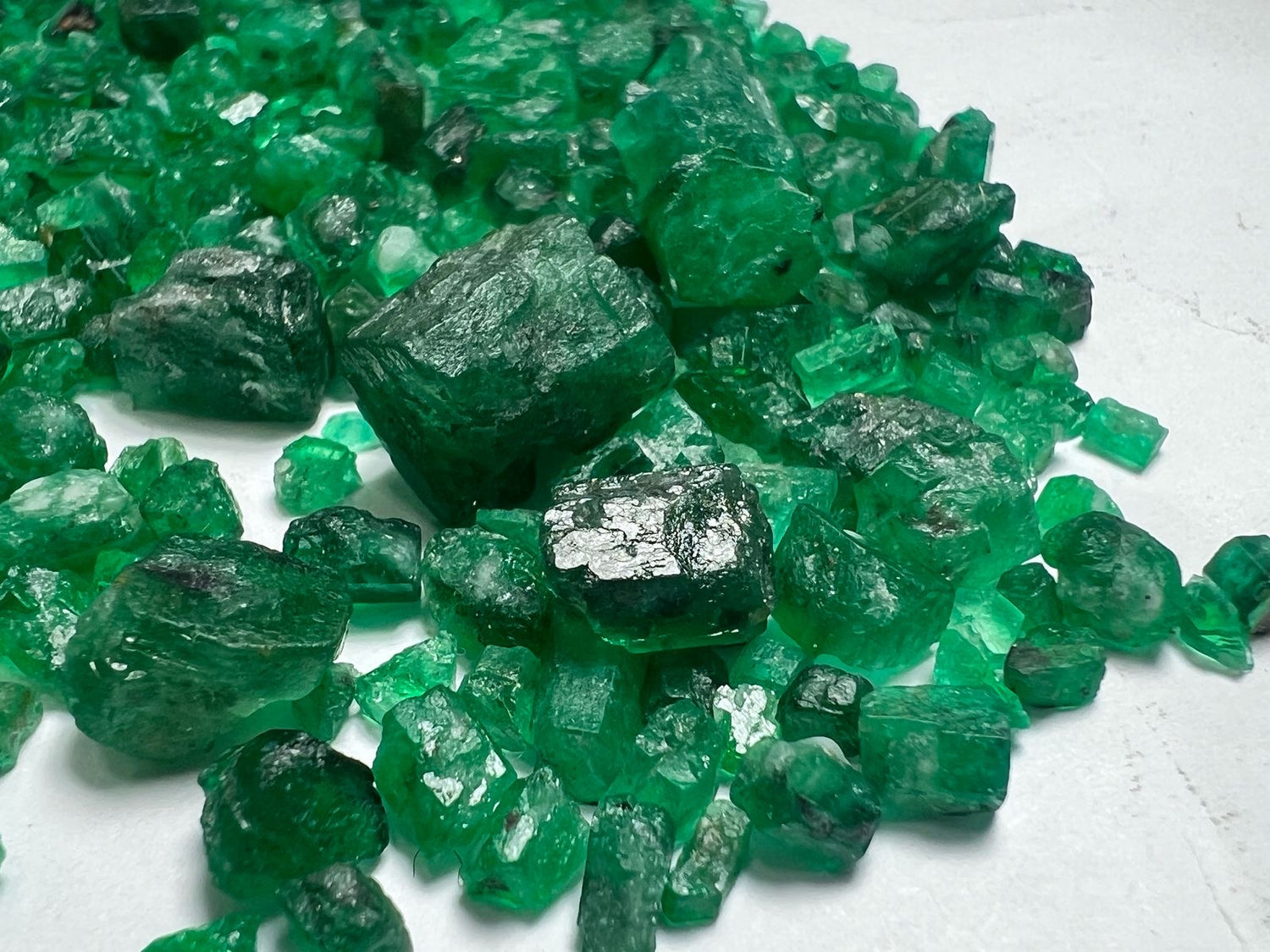 Raw Emerald Gemstones