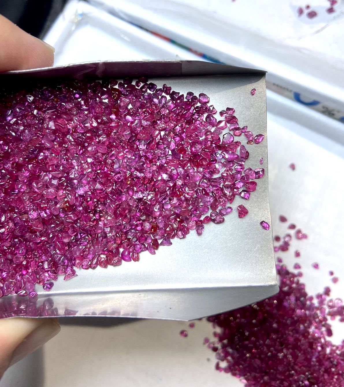 Raw Rubies (Corundum)