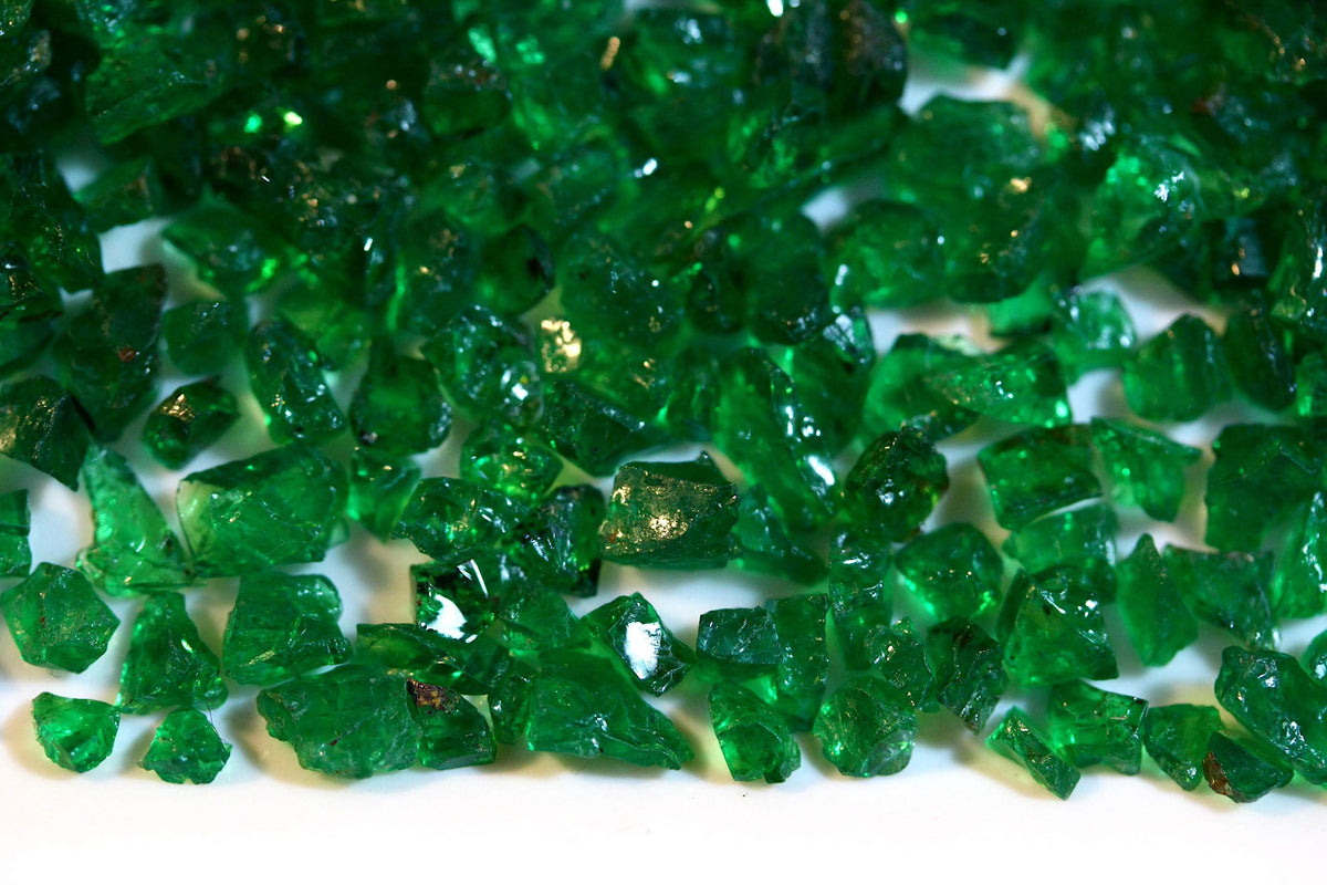 Buy Rough Tsavorite garnets melee size