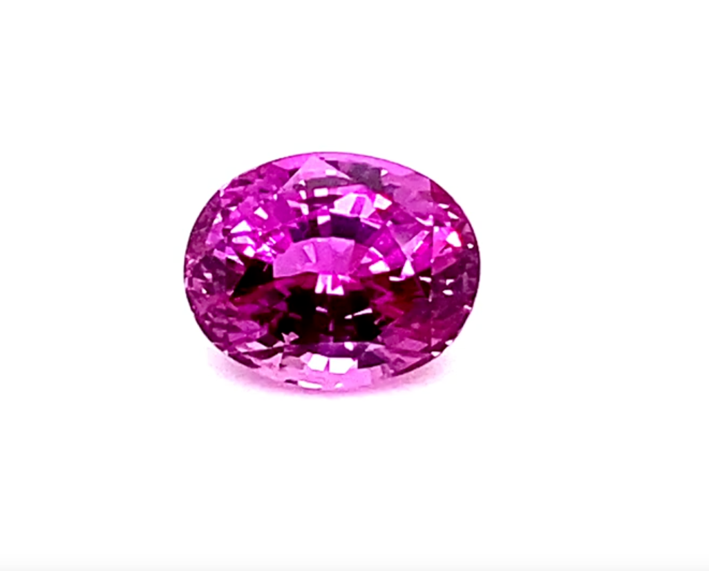 2 carats Oval Natural Pink Sapphire | Ceylon Sapphire