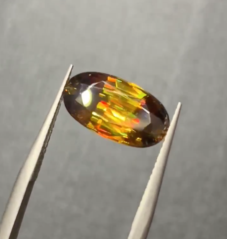 3.8 carats Natural Sphene Loose Stone | Rare Titanite Stone