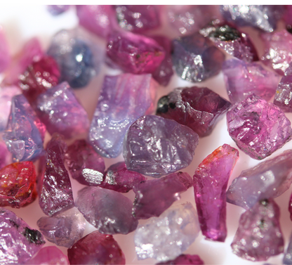 Natural Rough Kashmir Sapphires from Batakundi