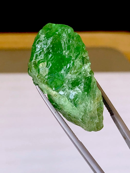 Raw Tsavorite Garnet Crystal for sale