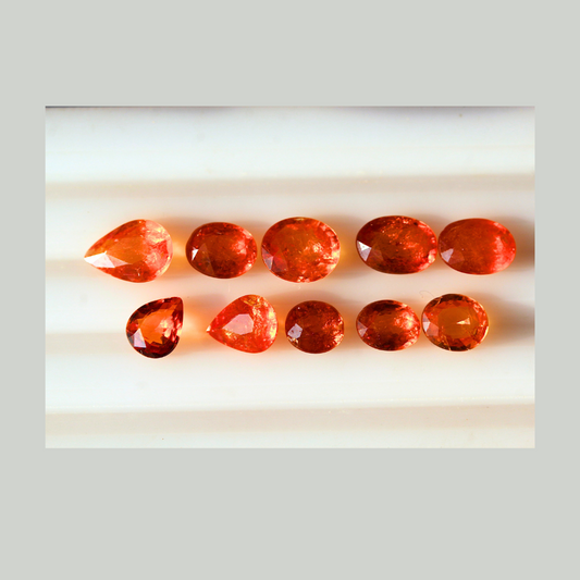 8.8 carats Oval Pear Fanta Color Spessartite Garnet Deal