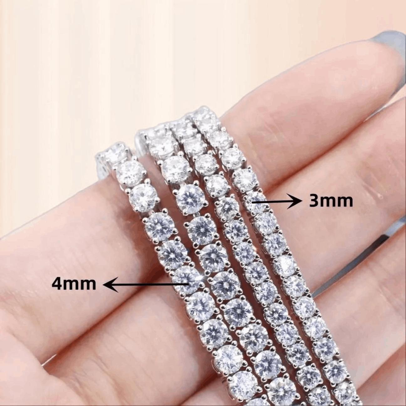 3mm Faceted Multi Tourmaline Bracelet — black market minerals