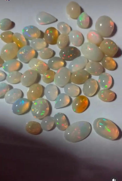 50 Carats Opal Loose Stone Deal | Ethopian Opals