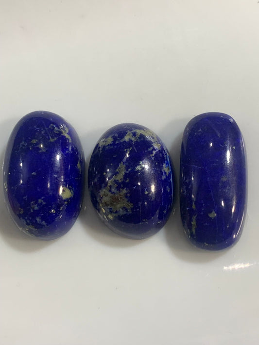 Natural lapis lazuli cabochons  75.65ct