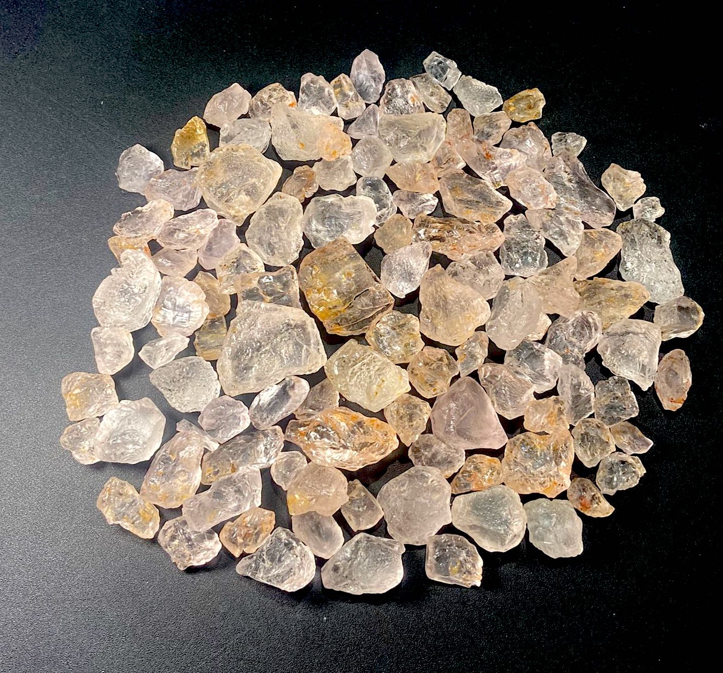 Genuine, high quality Faceted Peach Morganite