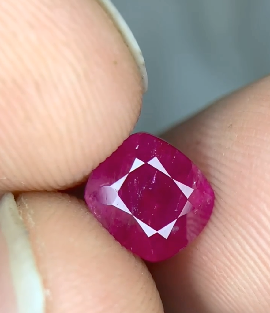 2.45 carats Natural Ruby Loose Stone from Afghanistan