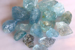 Rough Aquamarine Stones for cutting