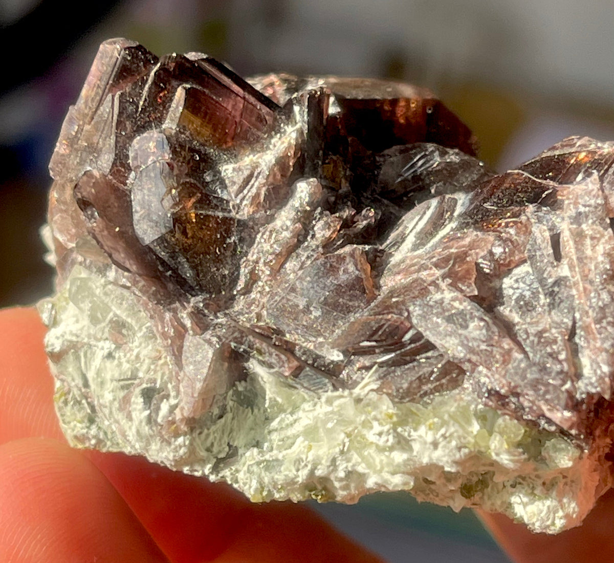 Natural Rare Axinite from Pakistan