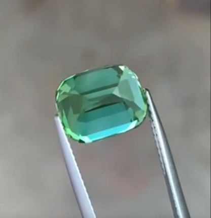 6 Carat Bluish Green Color Tourmaline | Green Tourmaline