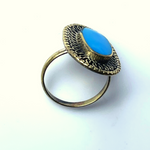 Bohemian stone tribal ring