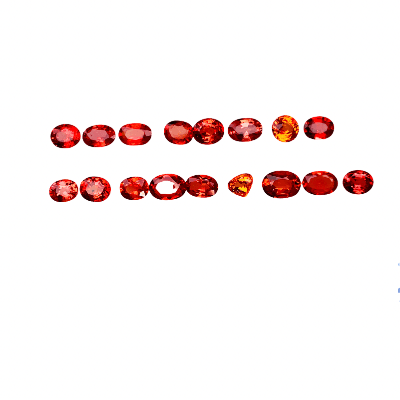 Reddish Orangish Sapphire