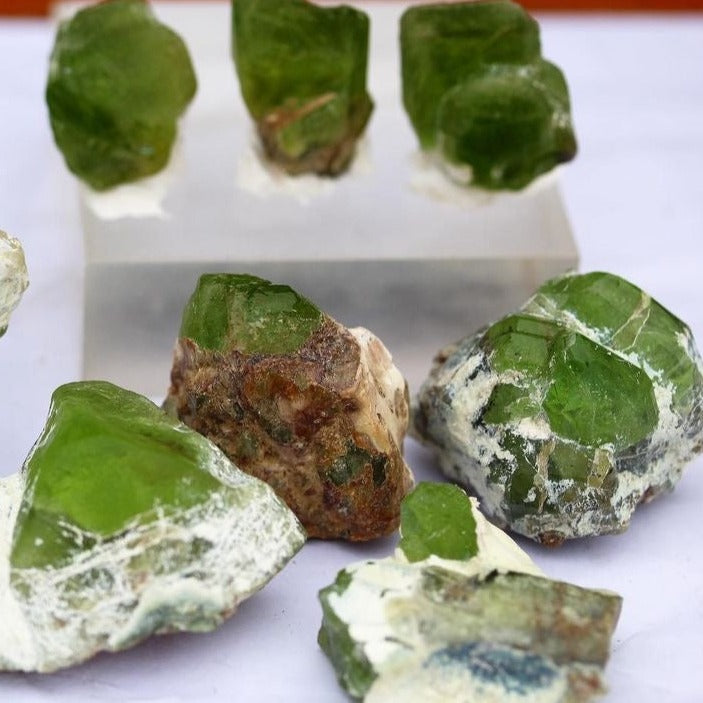 Natural Supat Peridots from Pakistan