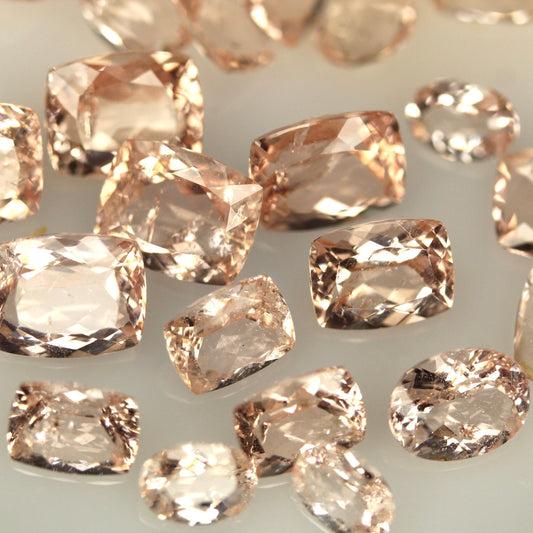 loose morganite stones