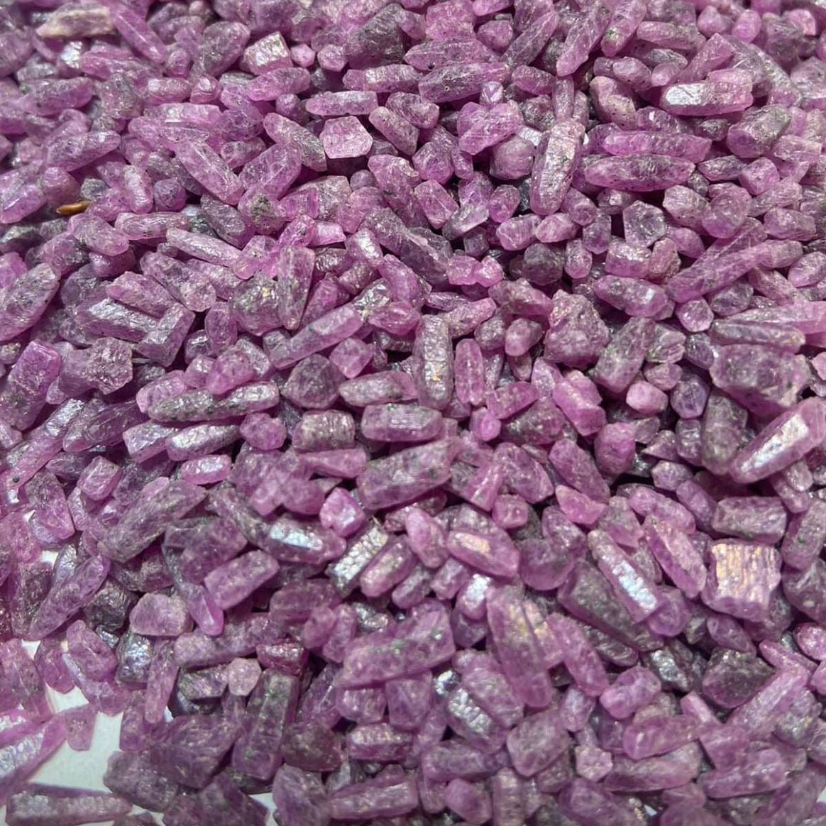 15 kg Raw Rubies Stones | Rough ruby Hexagonal Crystals