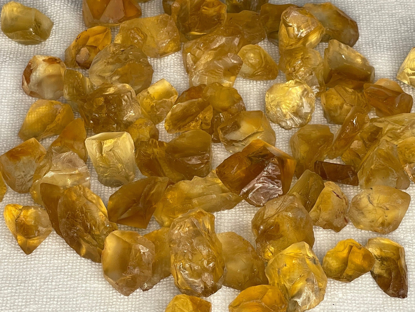 Natural Citrine rough for faceting