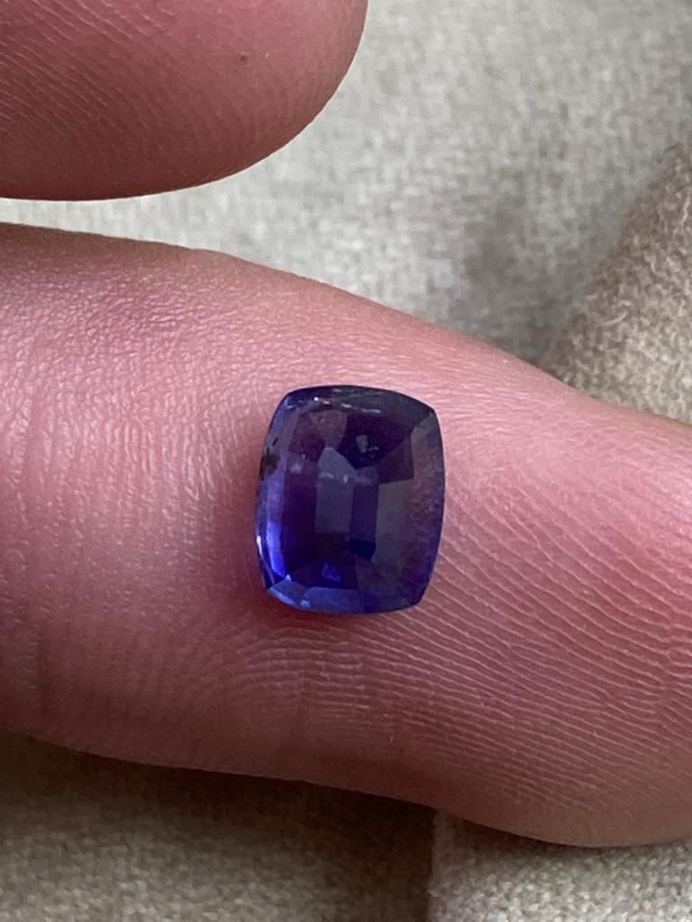 1.68 Natural Blue Kashmir Sapphire