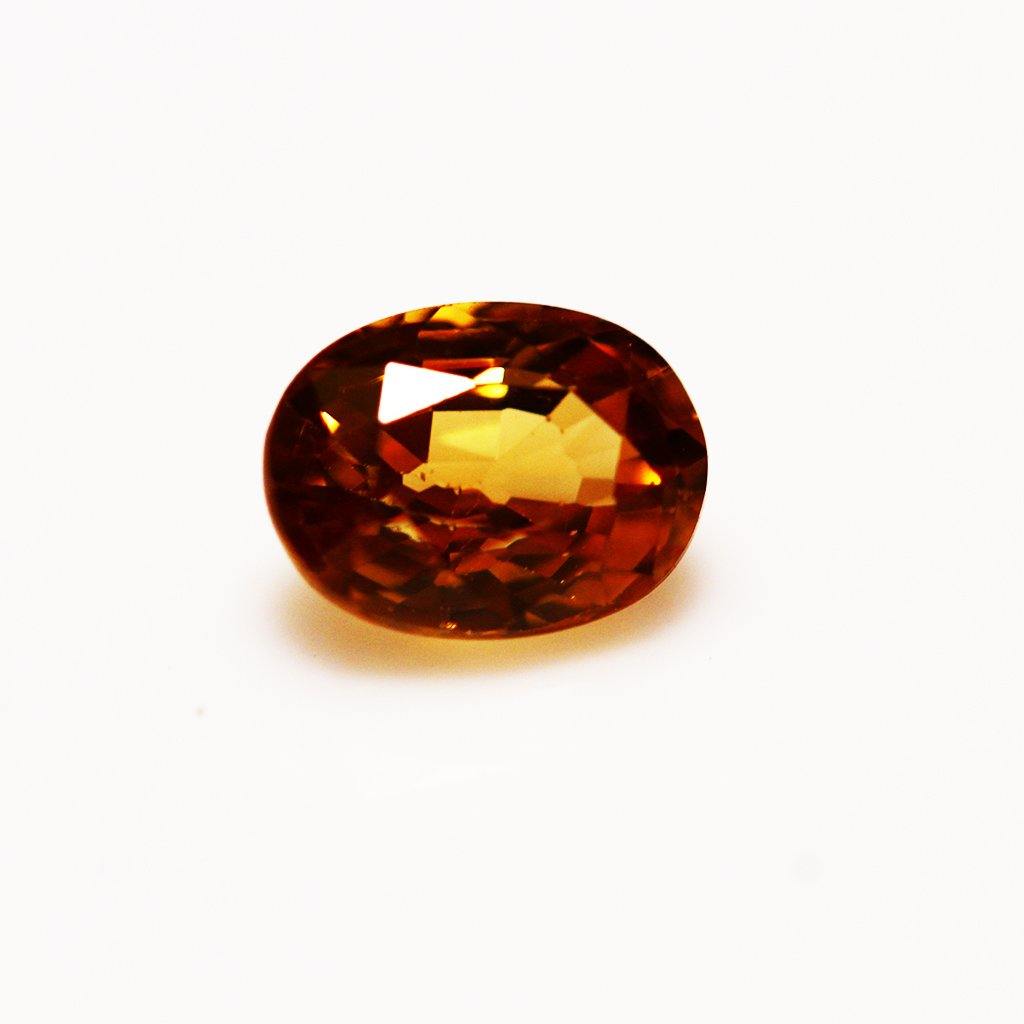 Natural Yellow Sapphire oval shape Gemstone